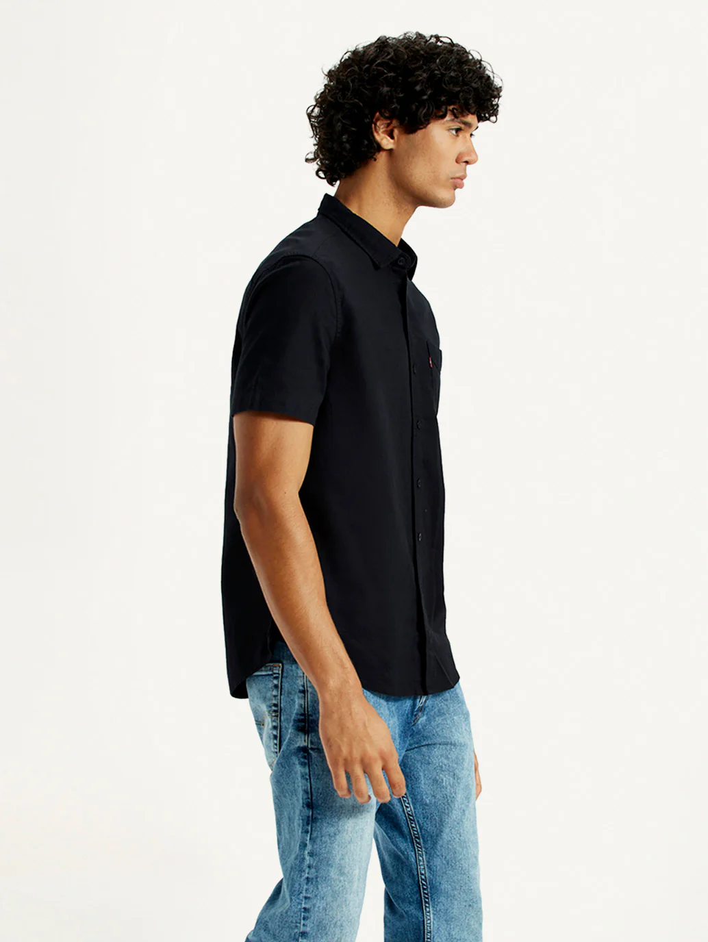 Men's Solid Regular Fit Oxford Shirt - Image 3