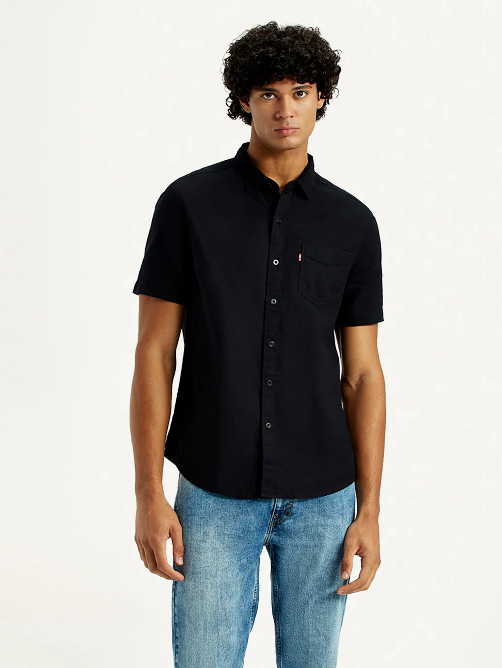 Men's Solid Regular Fit Oxford Shirt - Image 5
