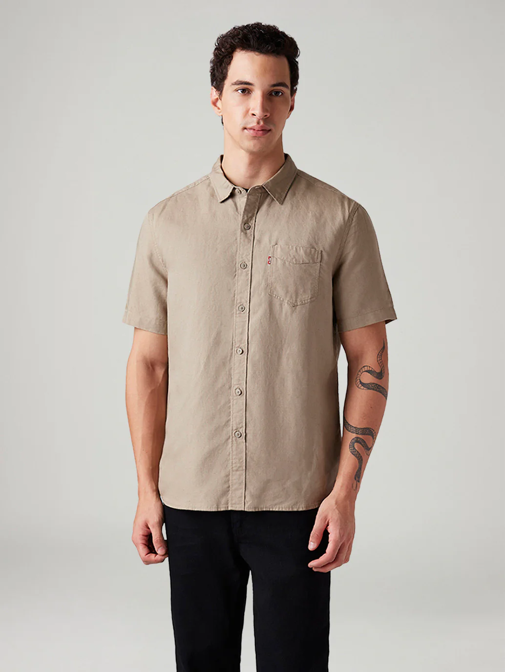Men's Solid Slim Fit Shirt - Image 2