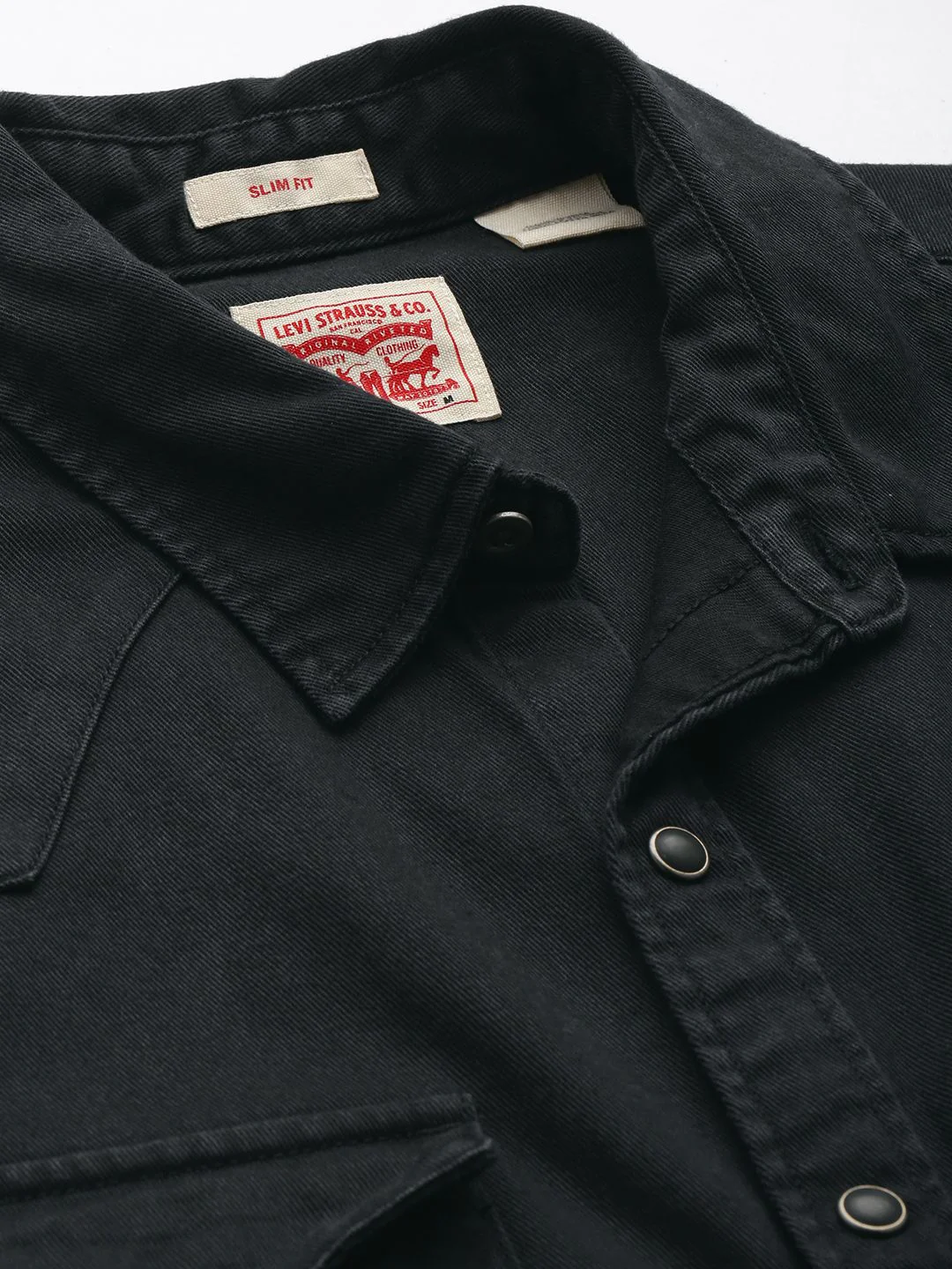 Men's Solid Slim Fit Shirt - Image 3