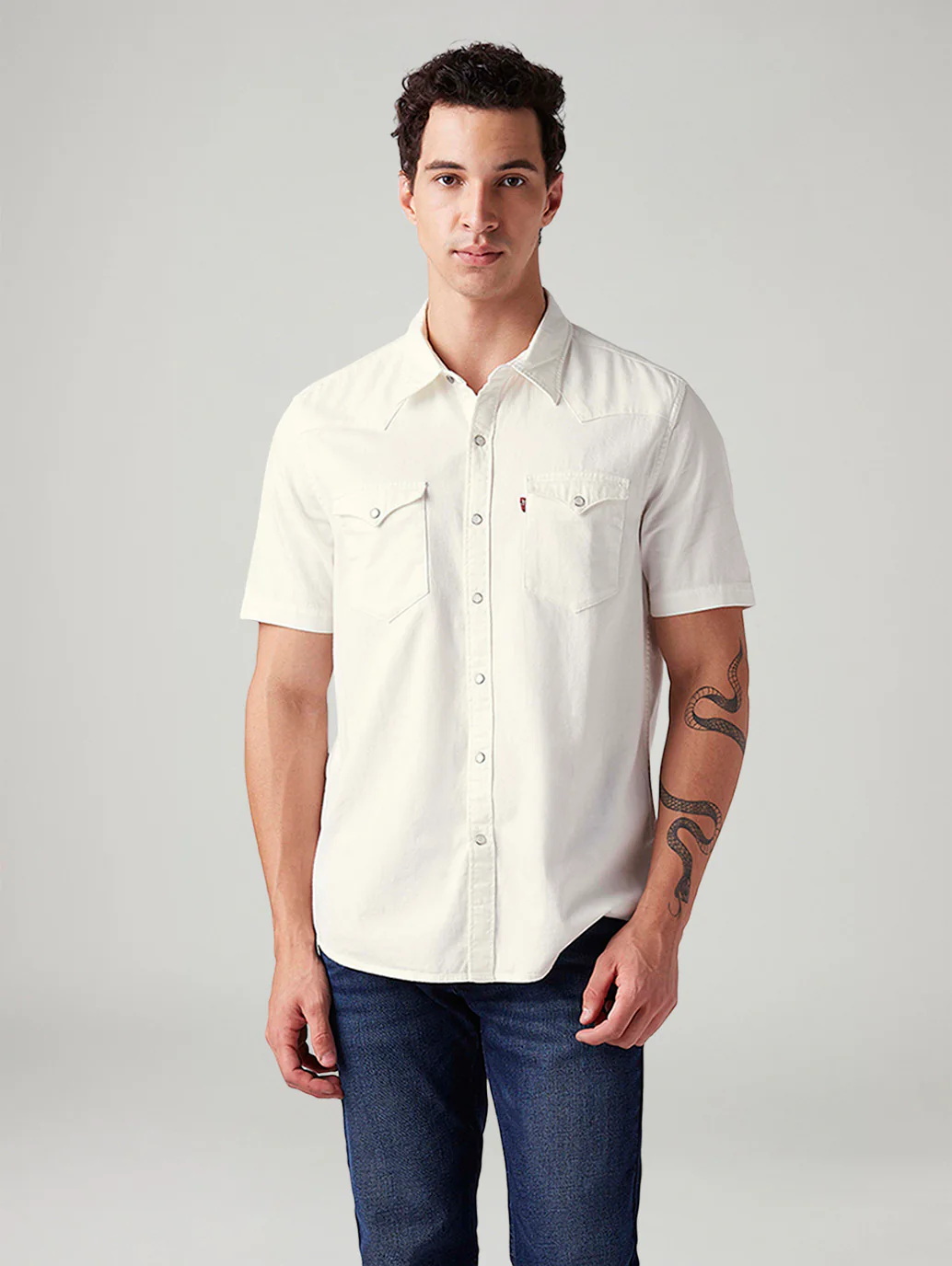 Men's Solid Slim Fit Shirt - Image 2