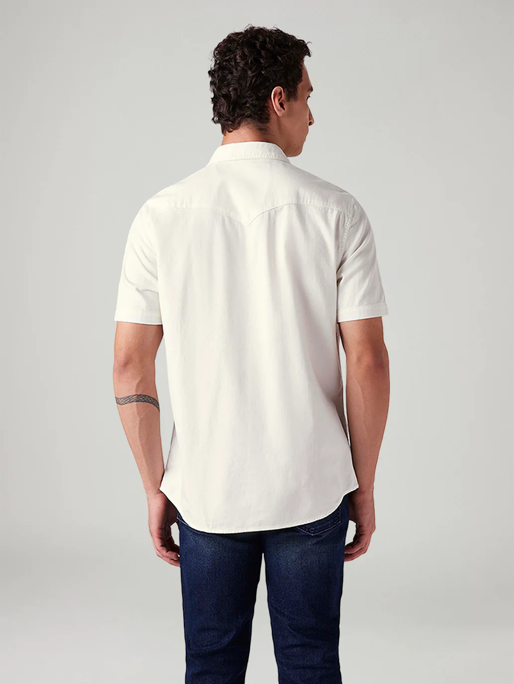 Men's Solid Slim Fit Shirt - Image 3