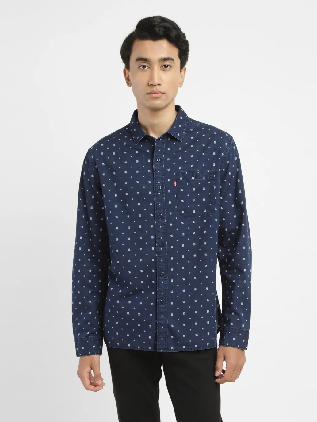 Men's Solid Slim Fit Shirt - Image 2