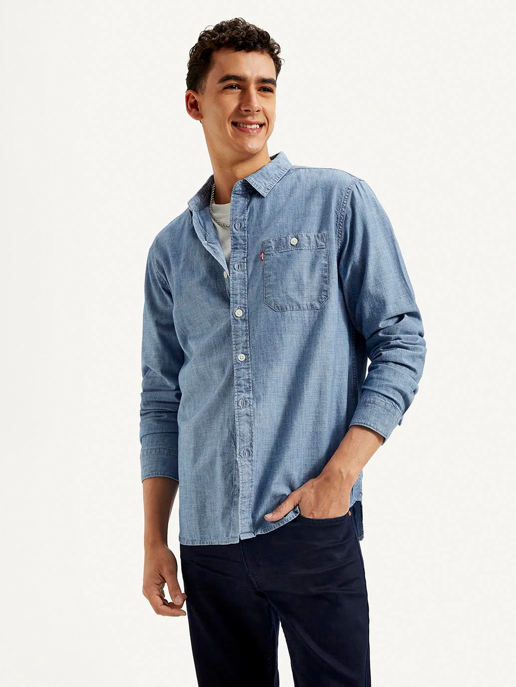 Men's Solid Slim Fit Shirt