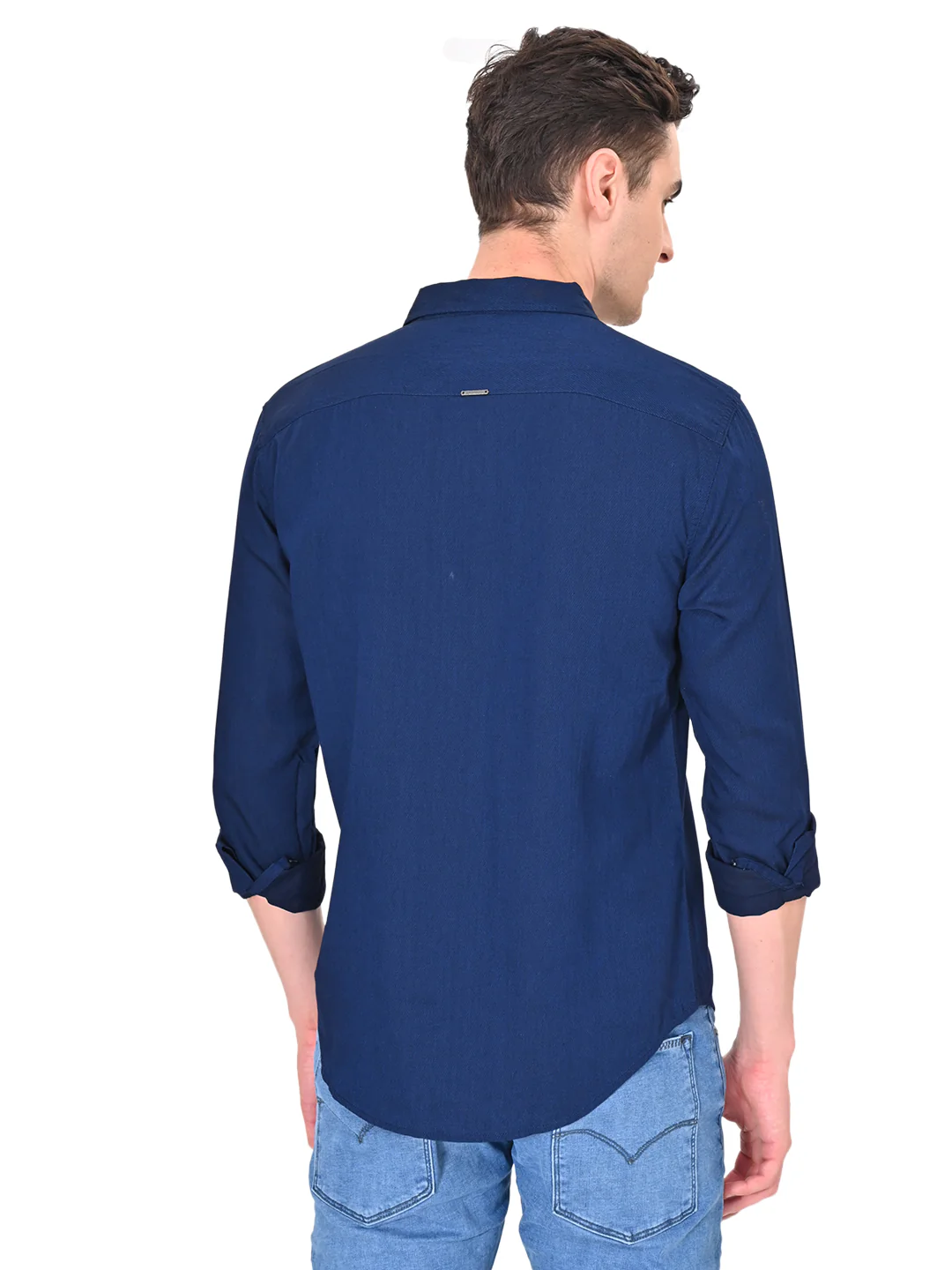 Men's Solid Slim Fit Shirt - Image 2