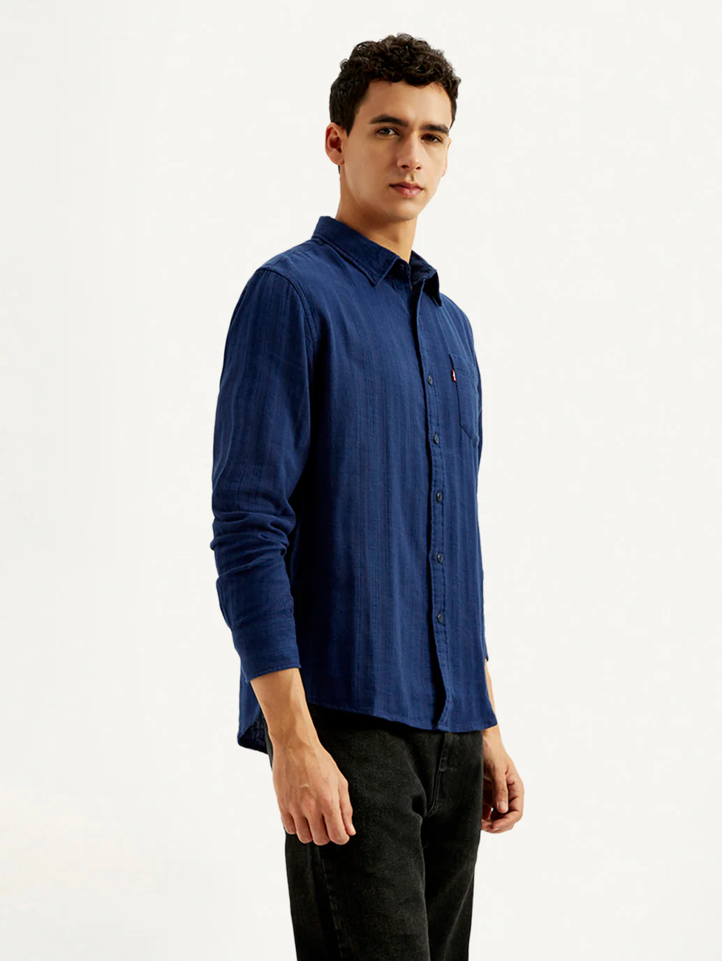 Men's Solid Slim Fit Shirt - Image 5