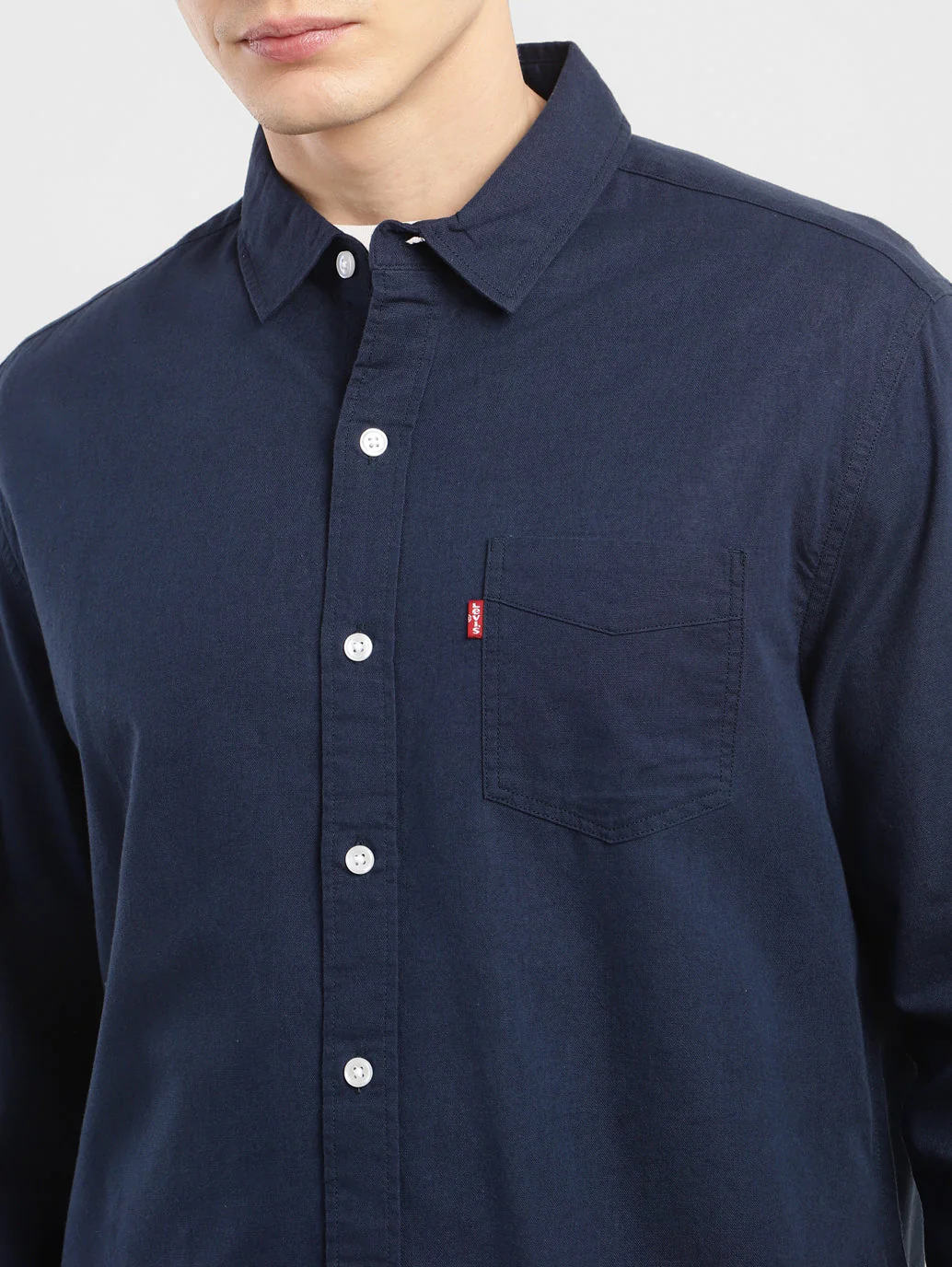 Men's Solid Slim Fit Shirt - Image 5