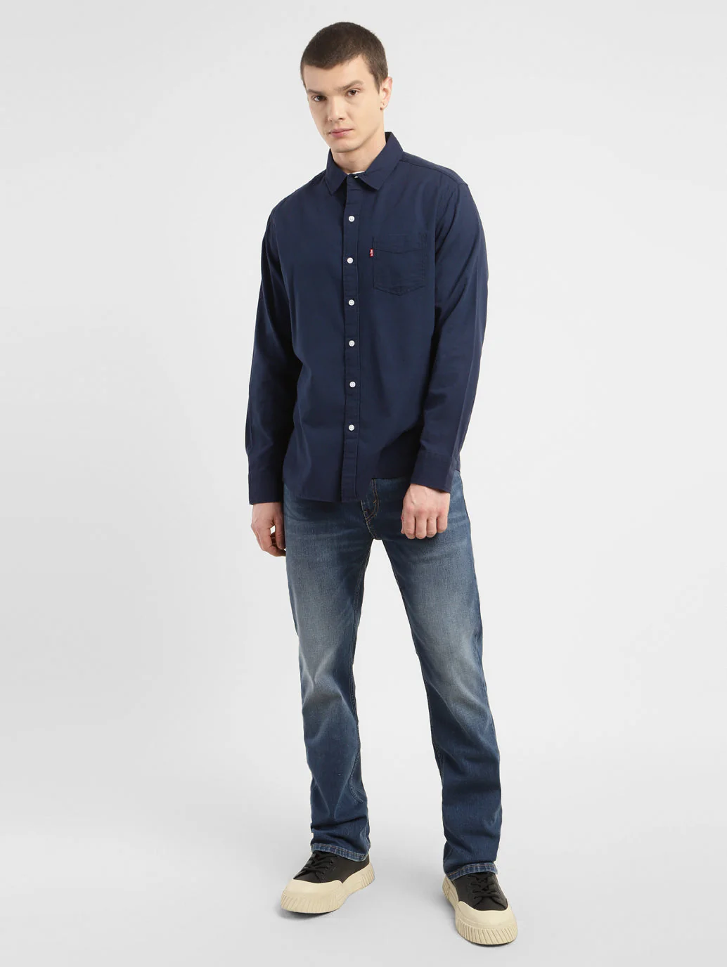 Men's Solid Slim Fit Shirt - Image 6