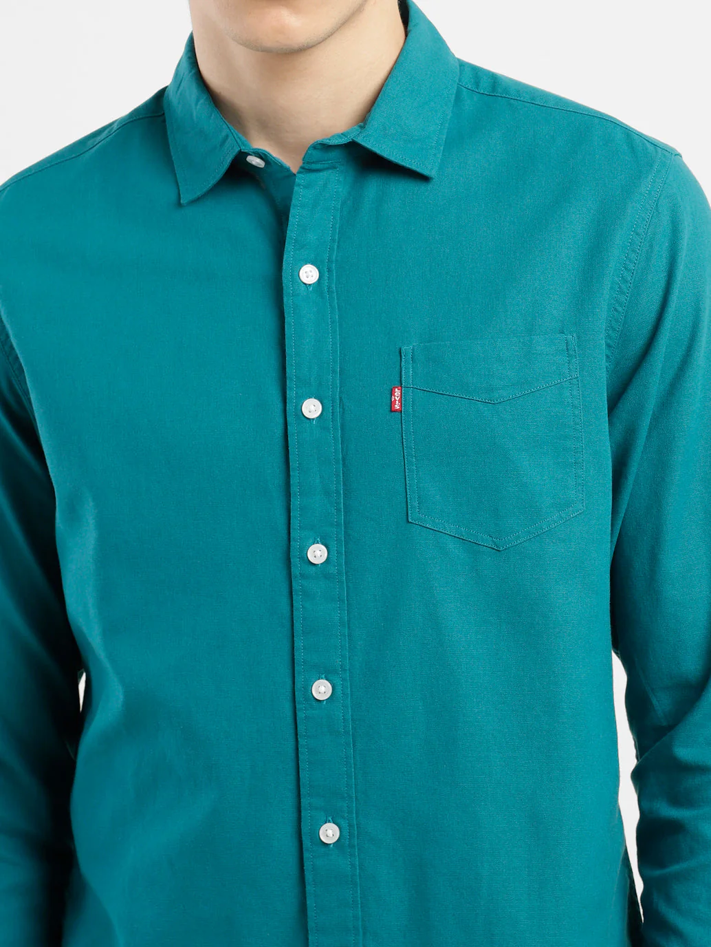 Men's Solid Slim Fit Shirt - Image 5