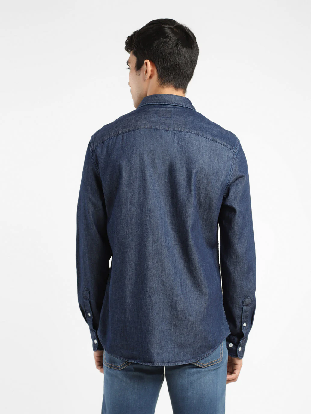 Men's Solid Slim Fit Shirt - Image 3
