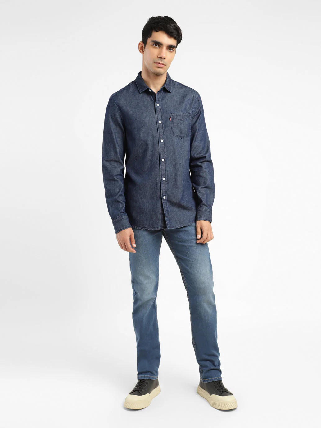 Men's Solid Slim Fit Shirt - Image 6