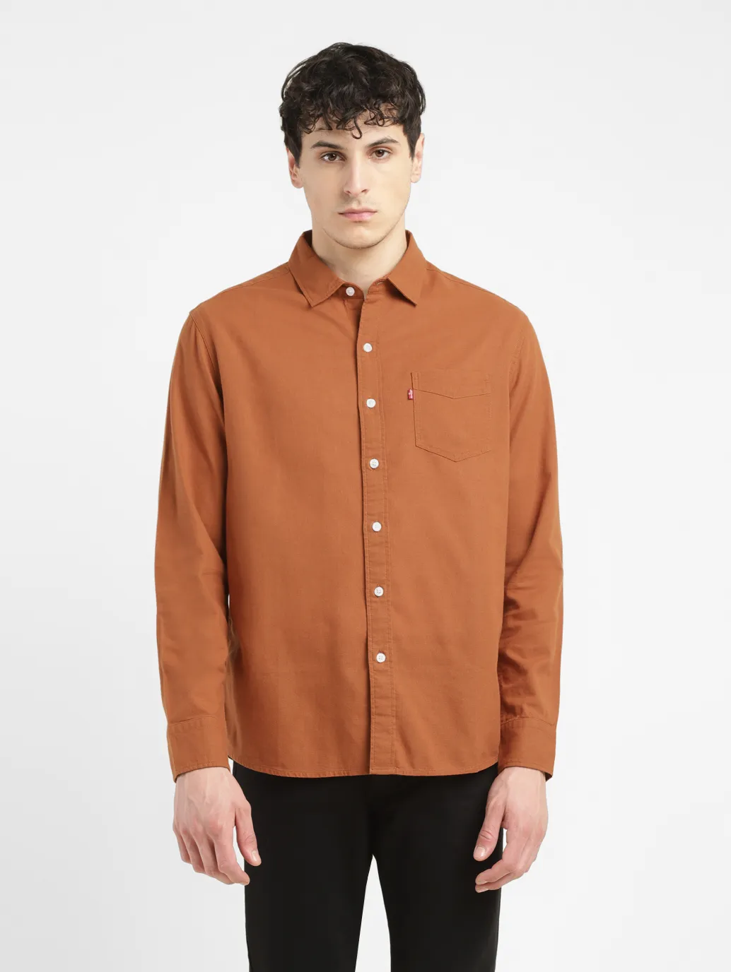 Men's Solid Slim Fit Shirt - Image 2