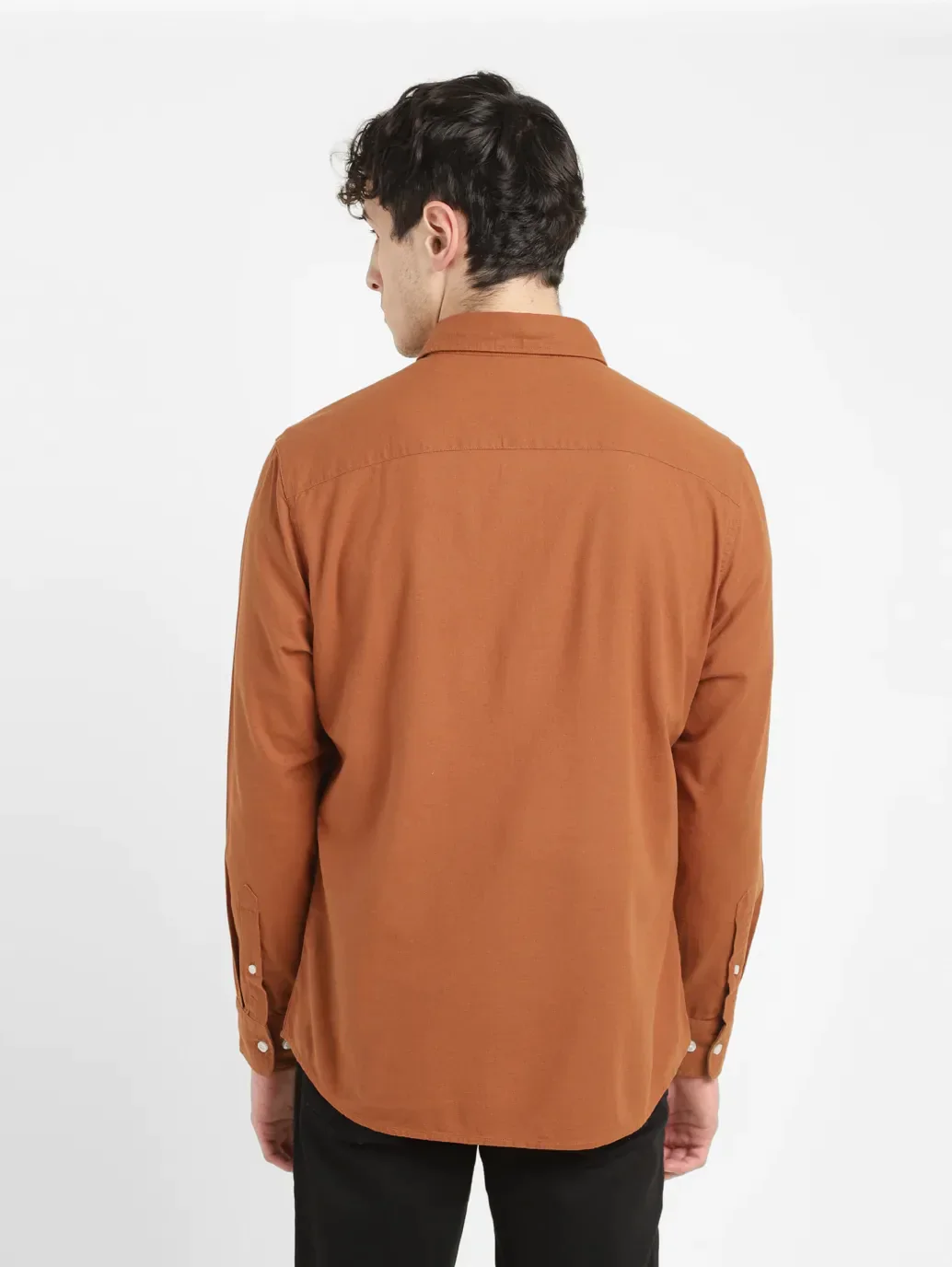 Men's Solid Slim Fit Shirt - Image 3