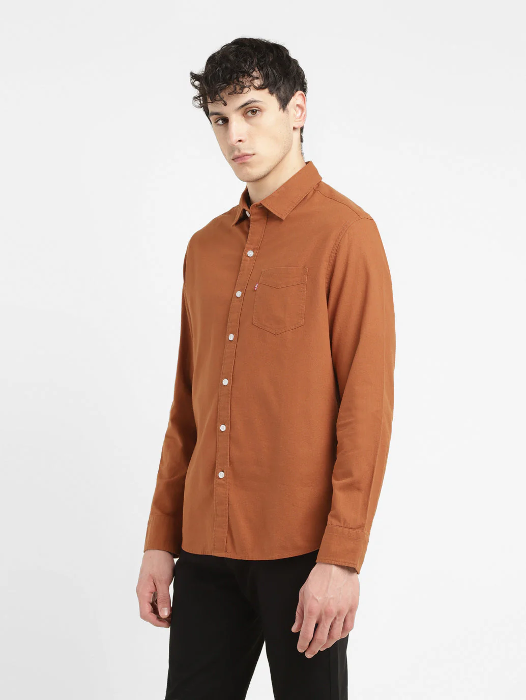 Men's Solid Slim Fit Shirt - Image 5