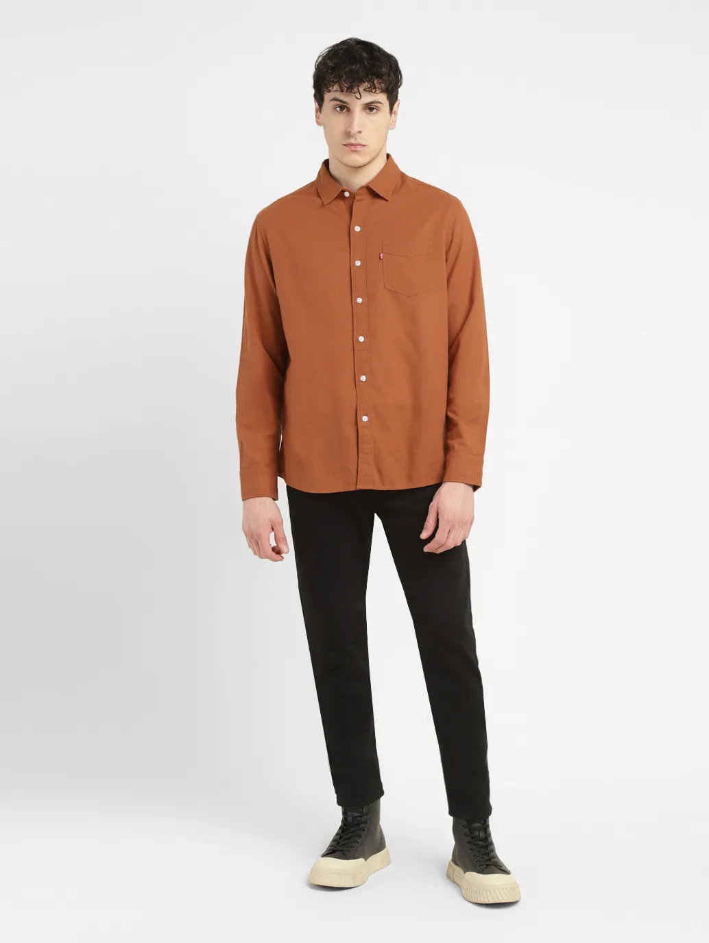 Men's Solid Slim Fit Shirt - Image 6