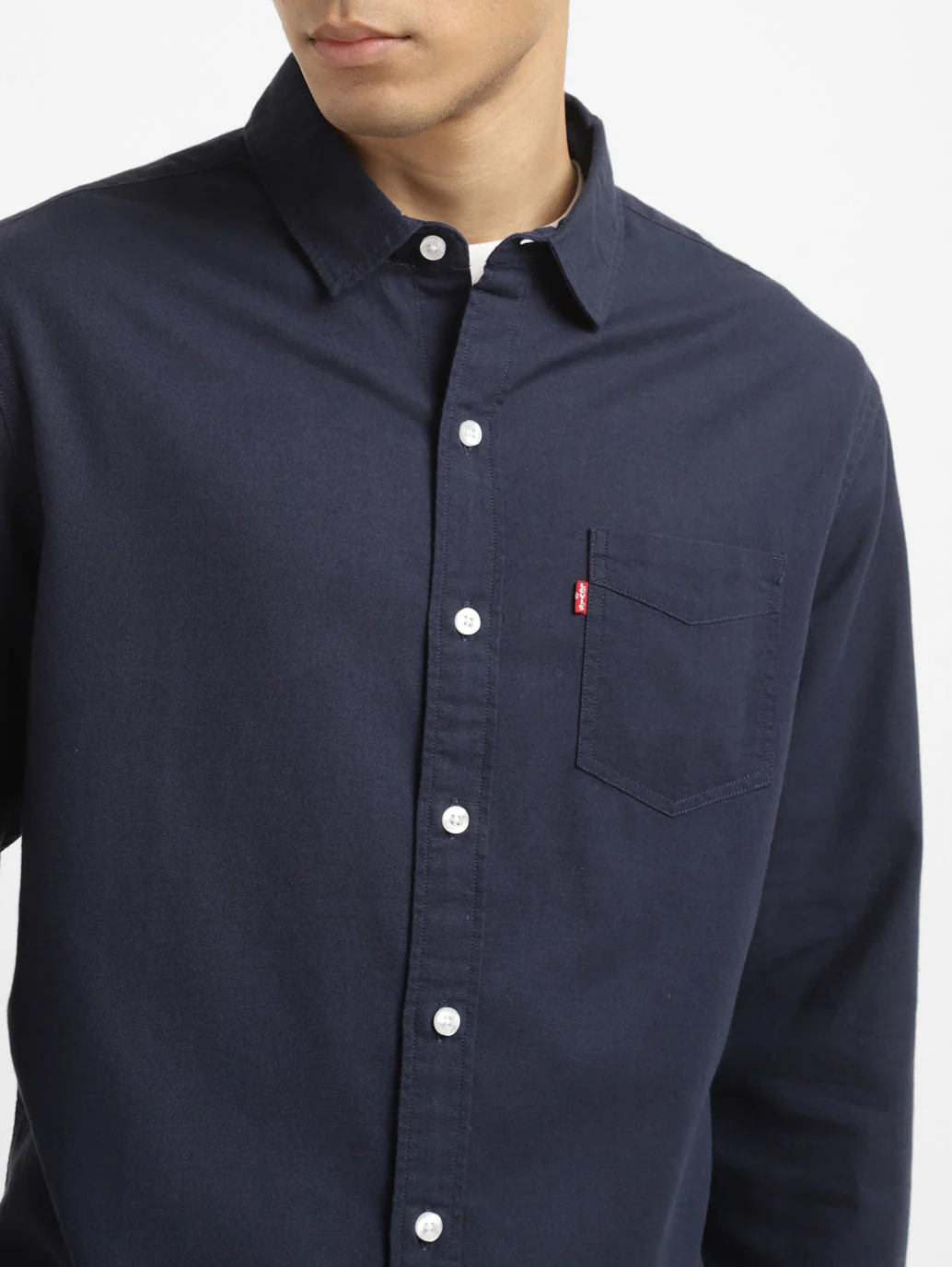 Men's Solid Slim Fit Shirt - Image 4