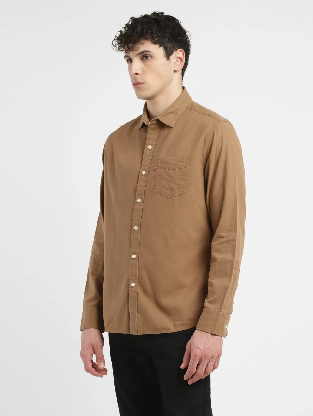 Men's Solid Slim Fit Shirt - Image 4