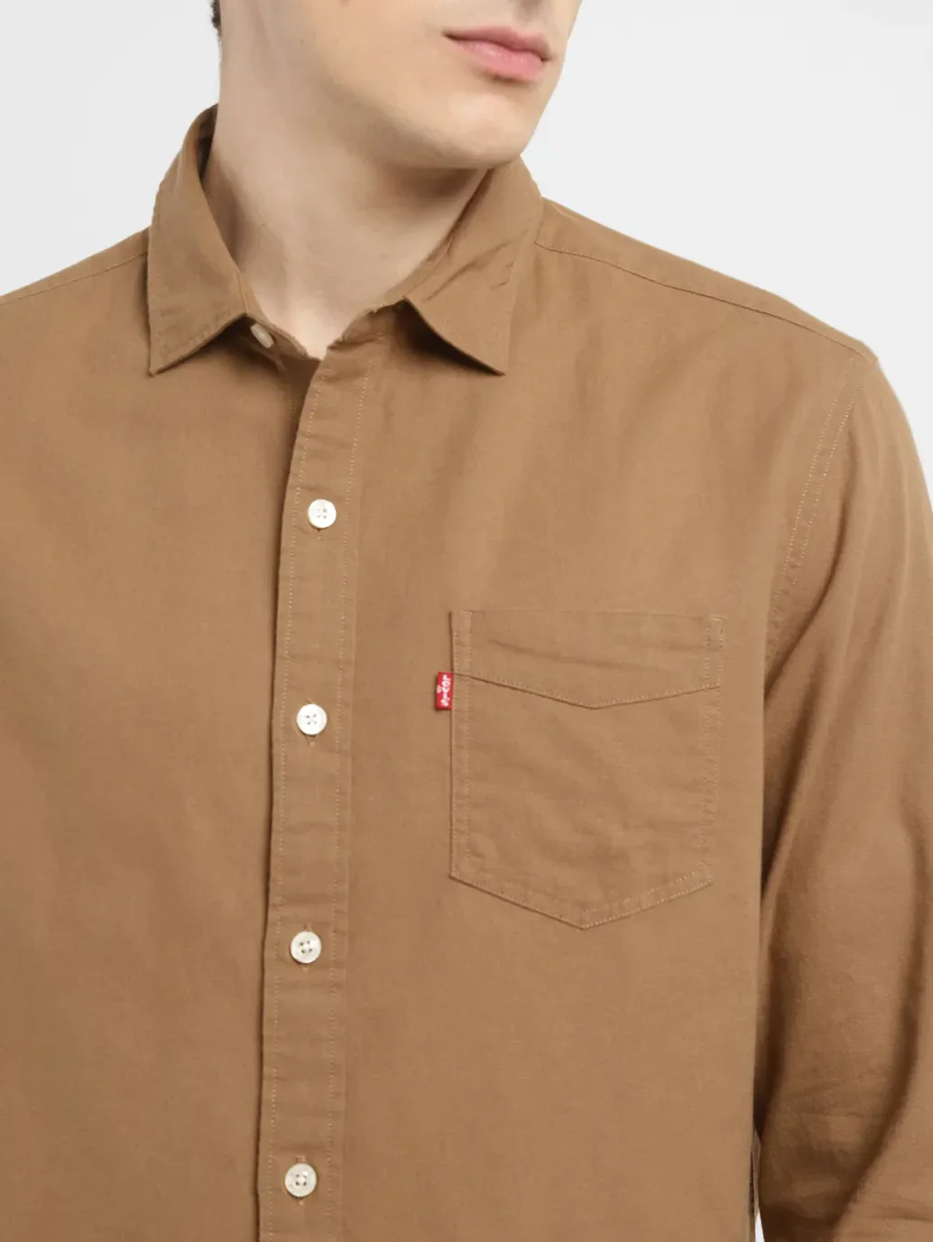 Men's Solid Slim Fit Shirt - Image 5