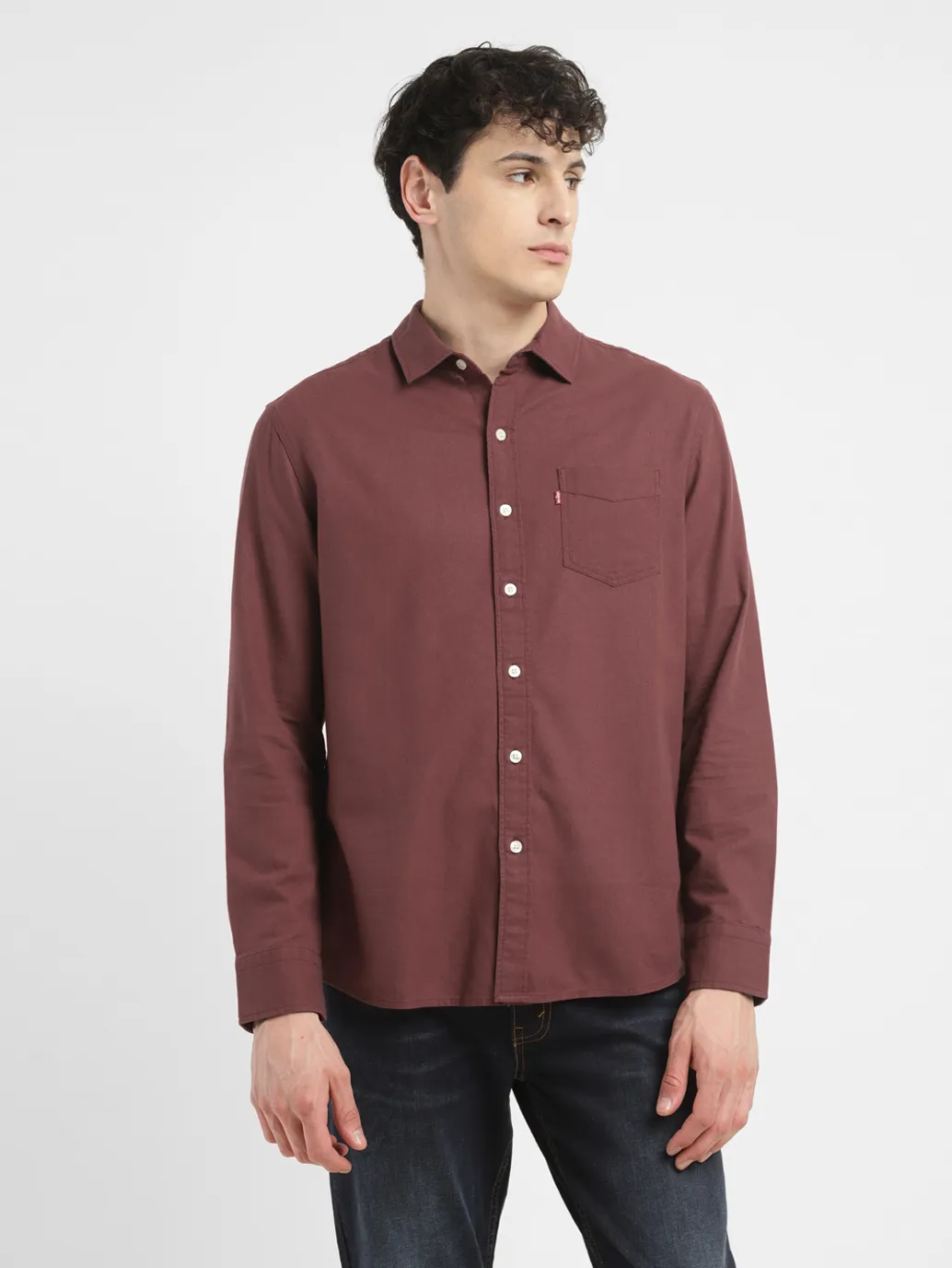 Men's Solid Slim Fit Shirt - Image 2