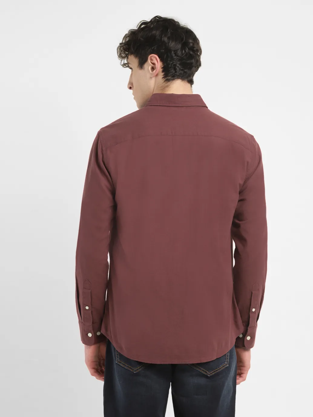 Men's Solid Slim Fit Shirt - Image 3