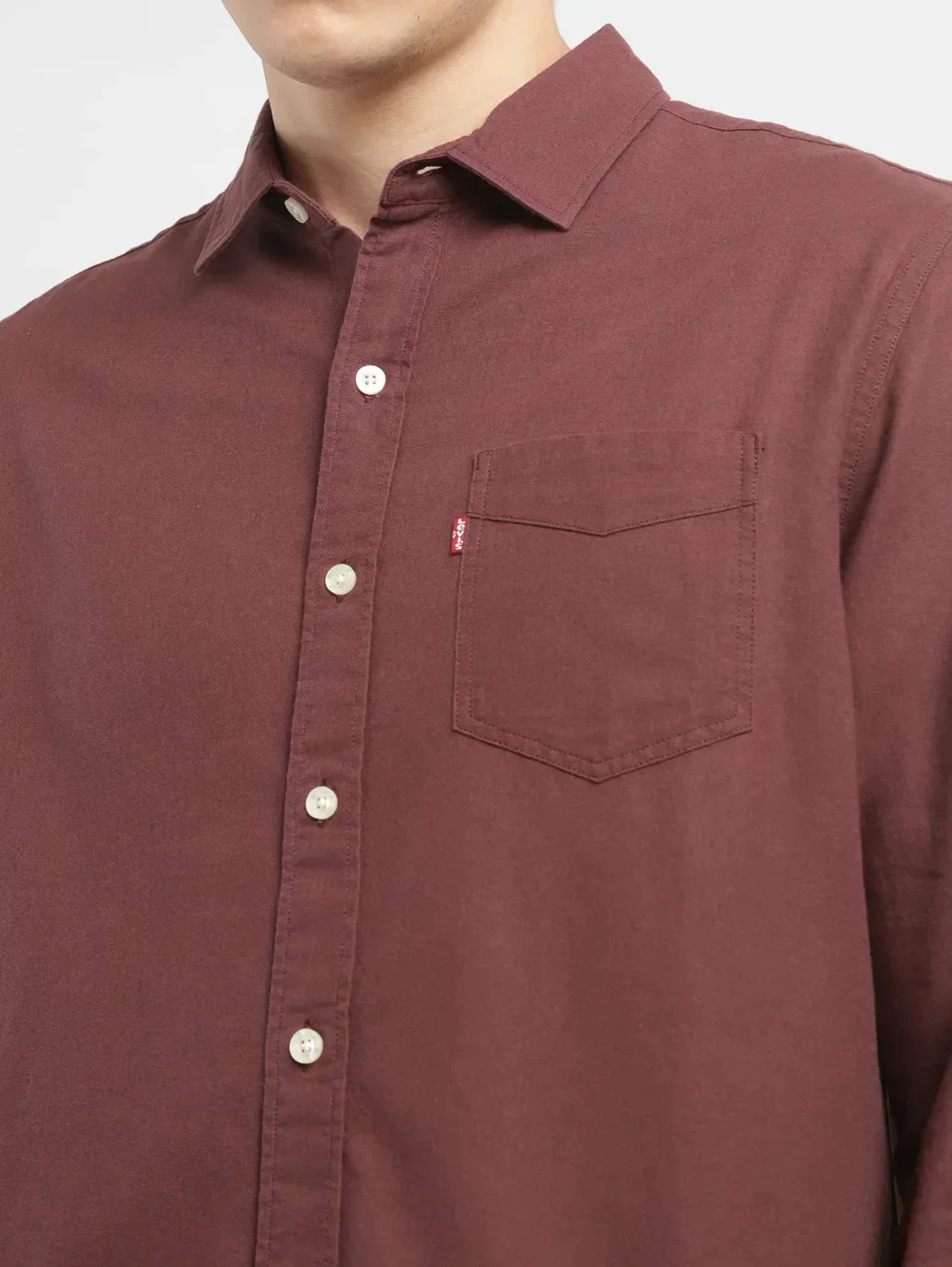 Men's Solid Slim Fit Shirt - Image 5
