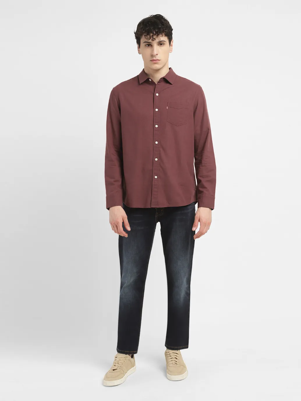 Men's Solid Slim Fit Shirt - Image 6