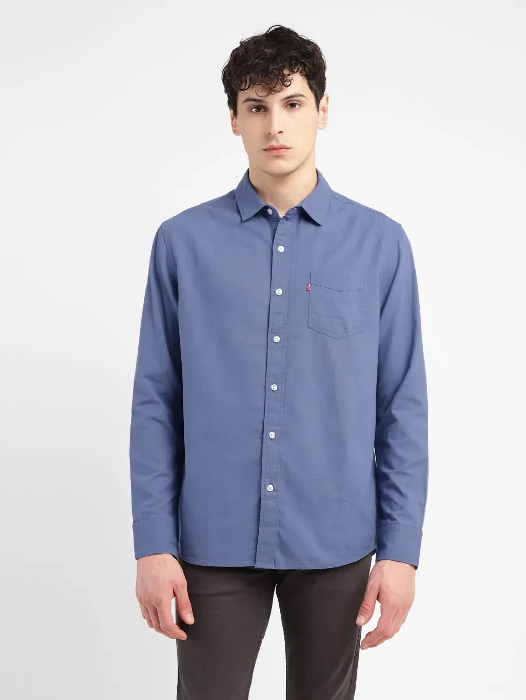 Men's Solid Slim Fit Shirt - Image 2