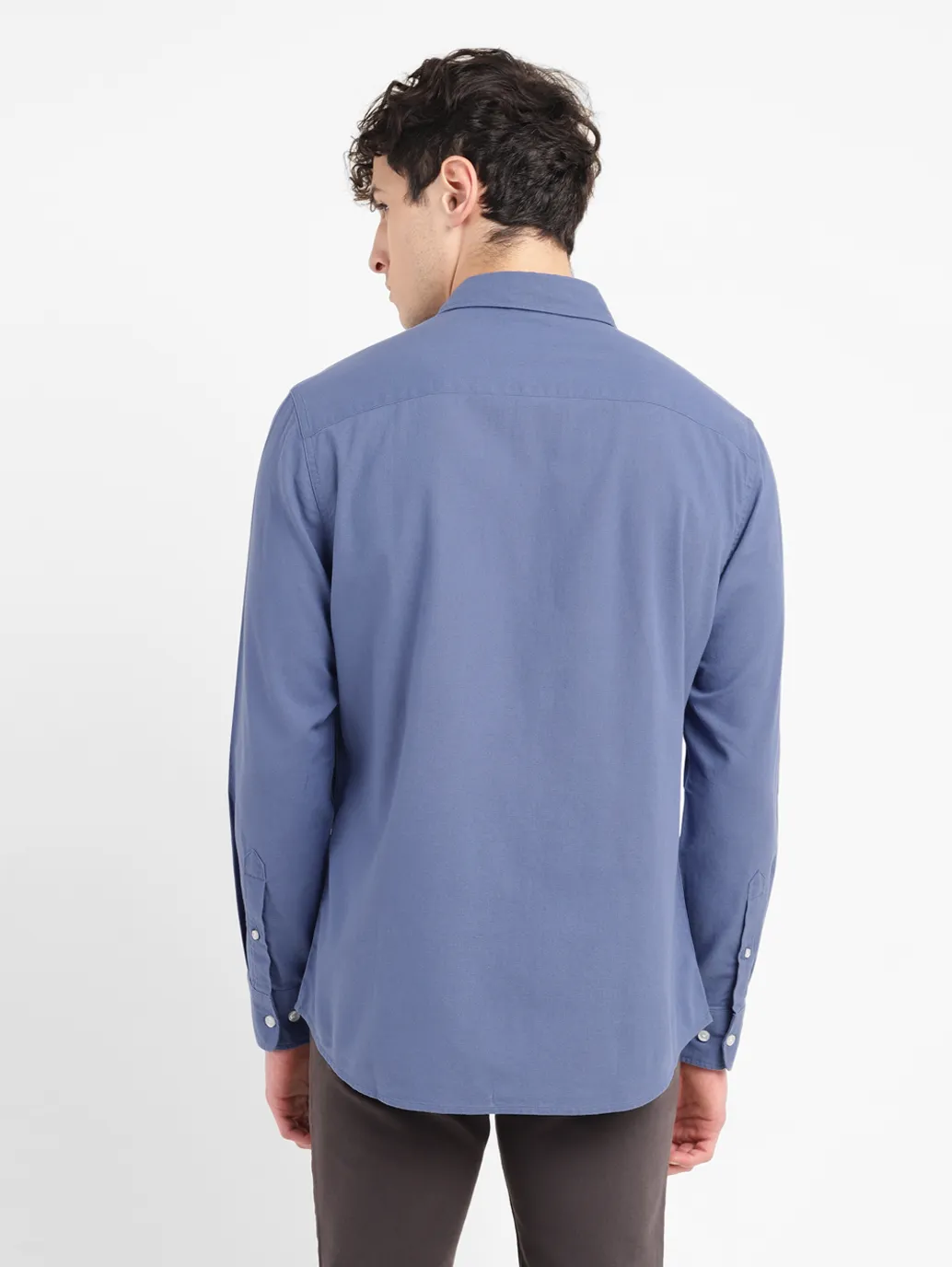 Men's Solid Slim Fit Shirt - Image 3