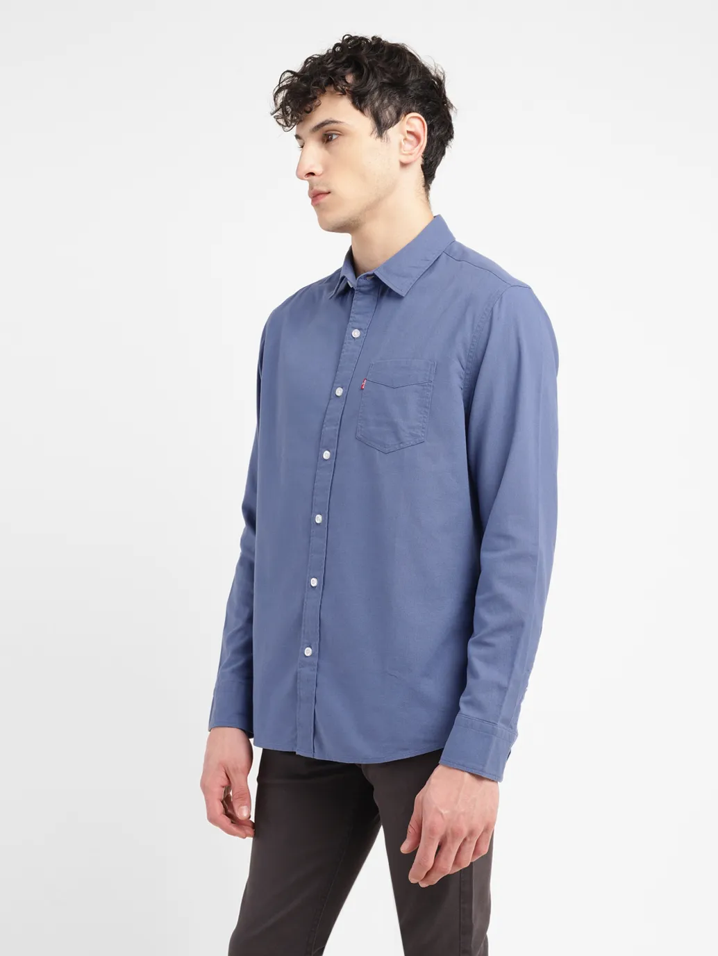 Men's Solid Slim Fit Shirt - Image 4