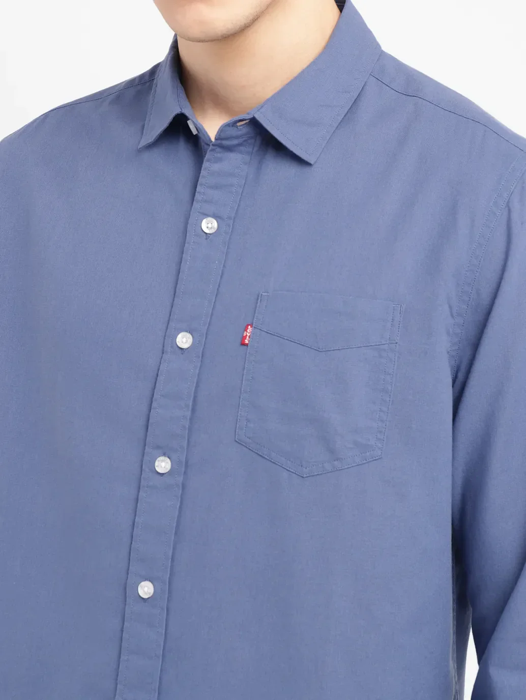 Men's Solid Slim Fit Shirt - Image 5