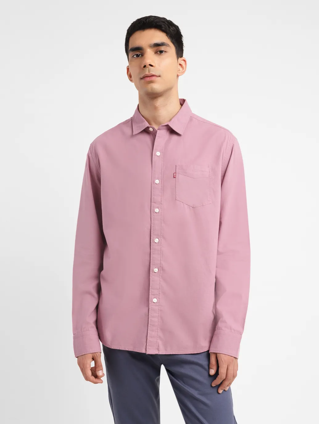 Men's Solid Slim Fit Shirt - Image 2