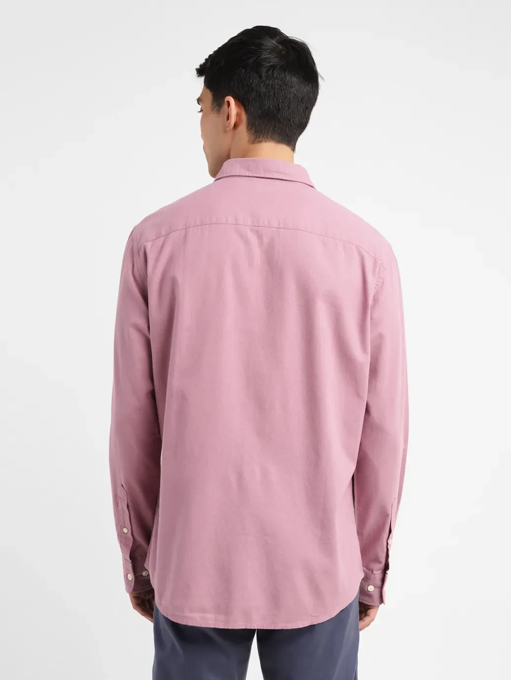 Men's Solid Slim Fit Shirt - Image 3