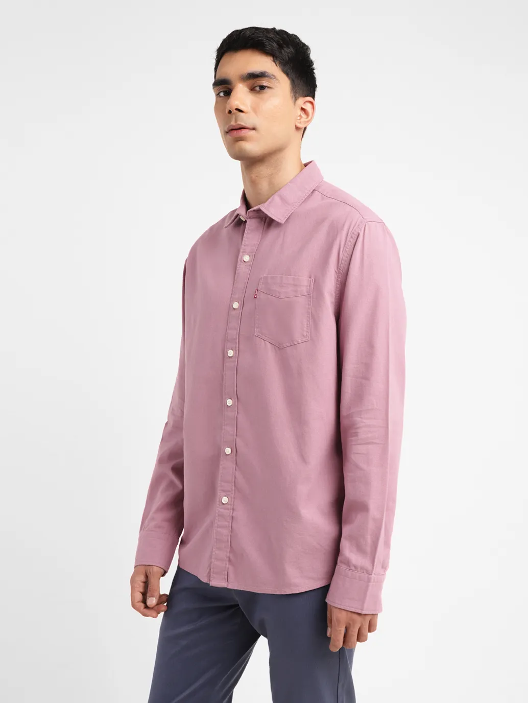 Men's Solid Slim Fit Shirt - Image 4