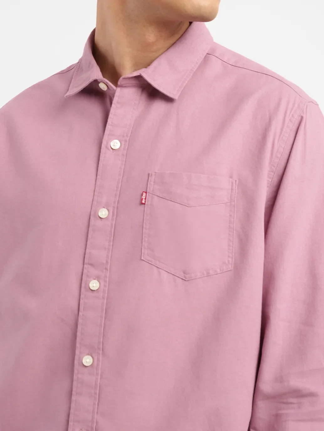 Men's Solid Slim Fit Shirt - Image 5