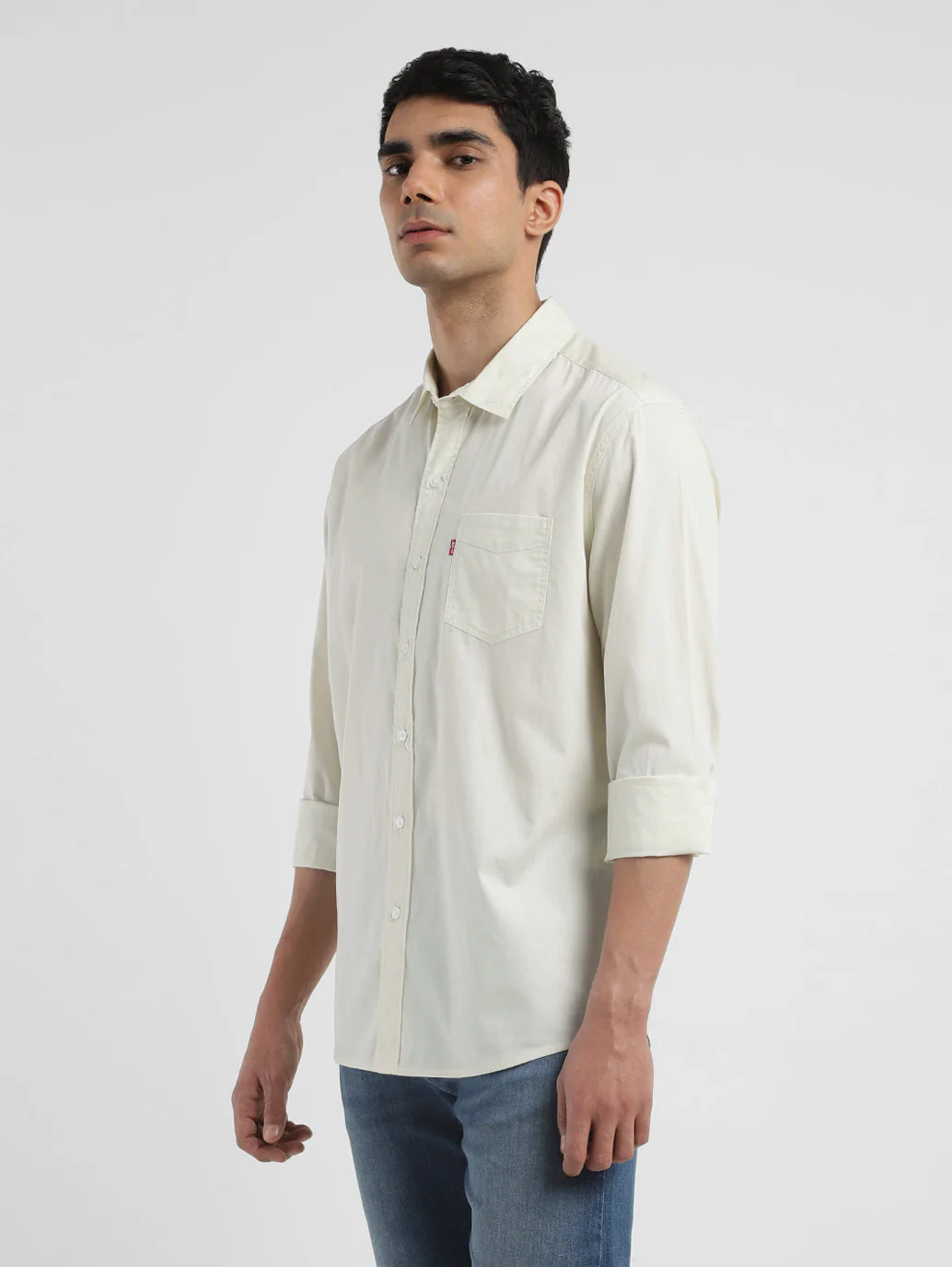 Men's Solid Slim Fit Shirt - Image 4