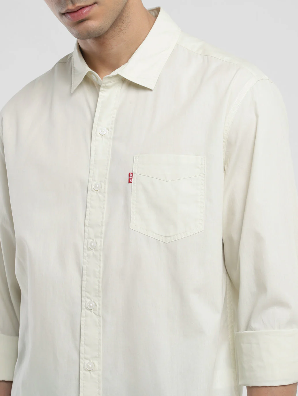 Men's Solid Slim Fit Shirt - Image 5
