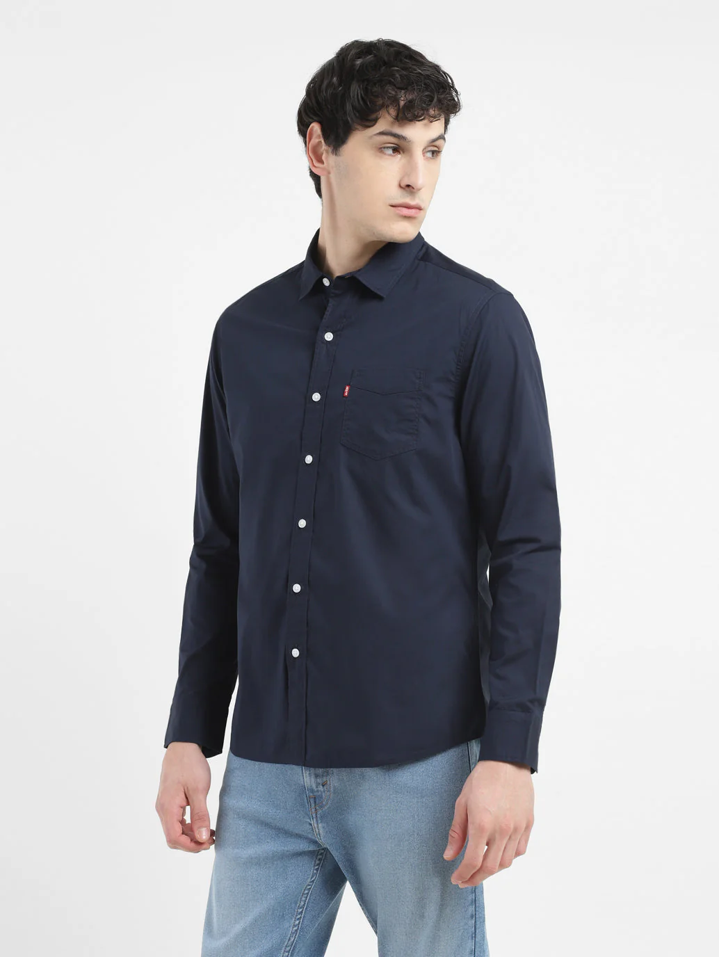 Men's Solid Slim Fit Shirt - Image 4