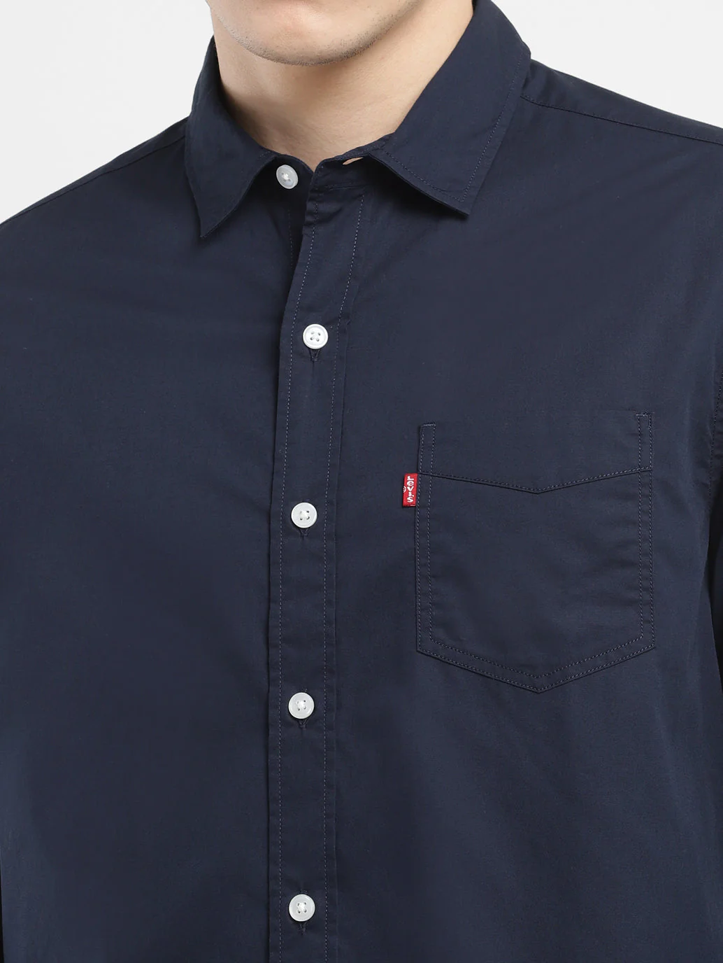 Men's Solid Slim Fit Shirt - Image 5