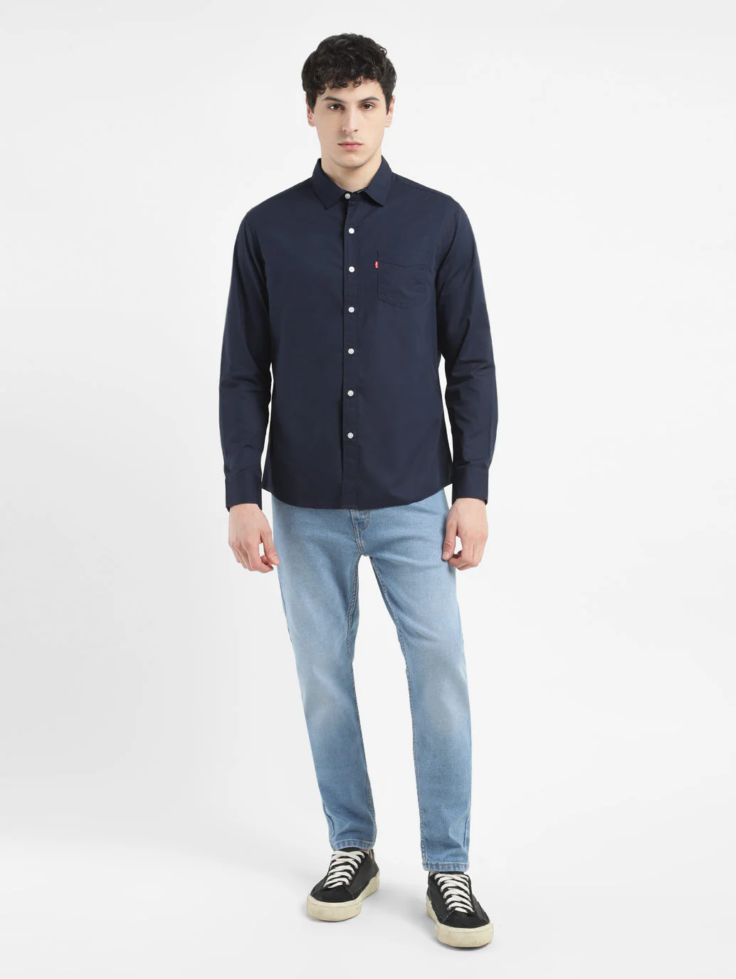 Men's Solid Slim Fit Shirt - Image 6
