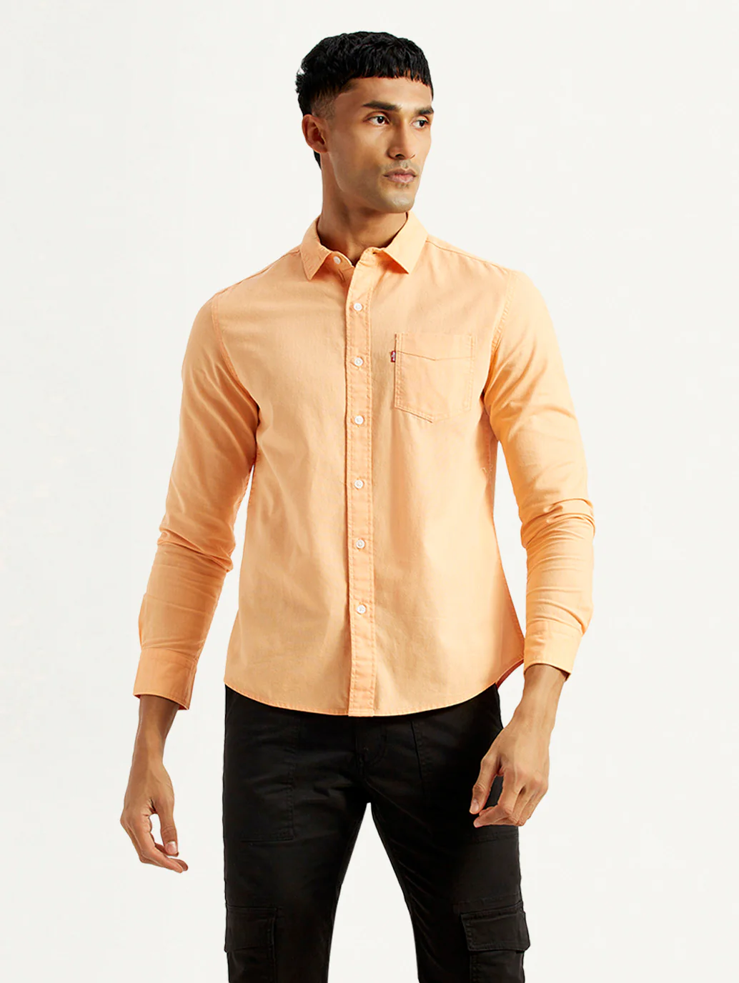 Men's Solid Slim Fit Shirt - Image 5