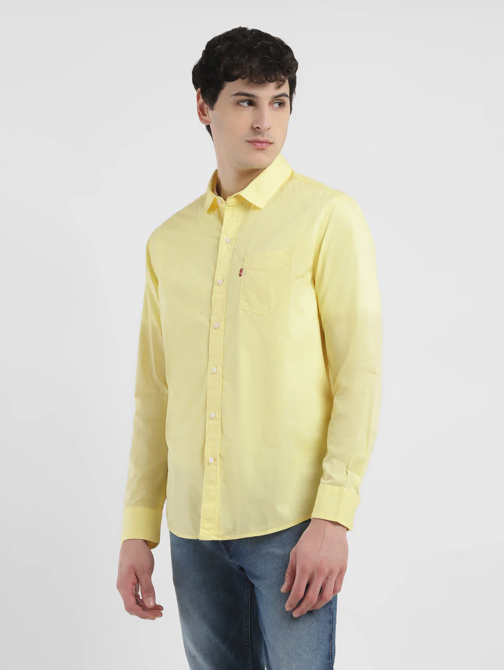 Men's Solid Slim Fit Shirt - Image 4
