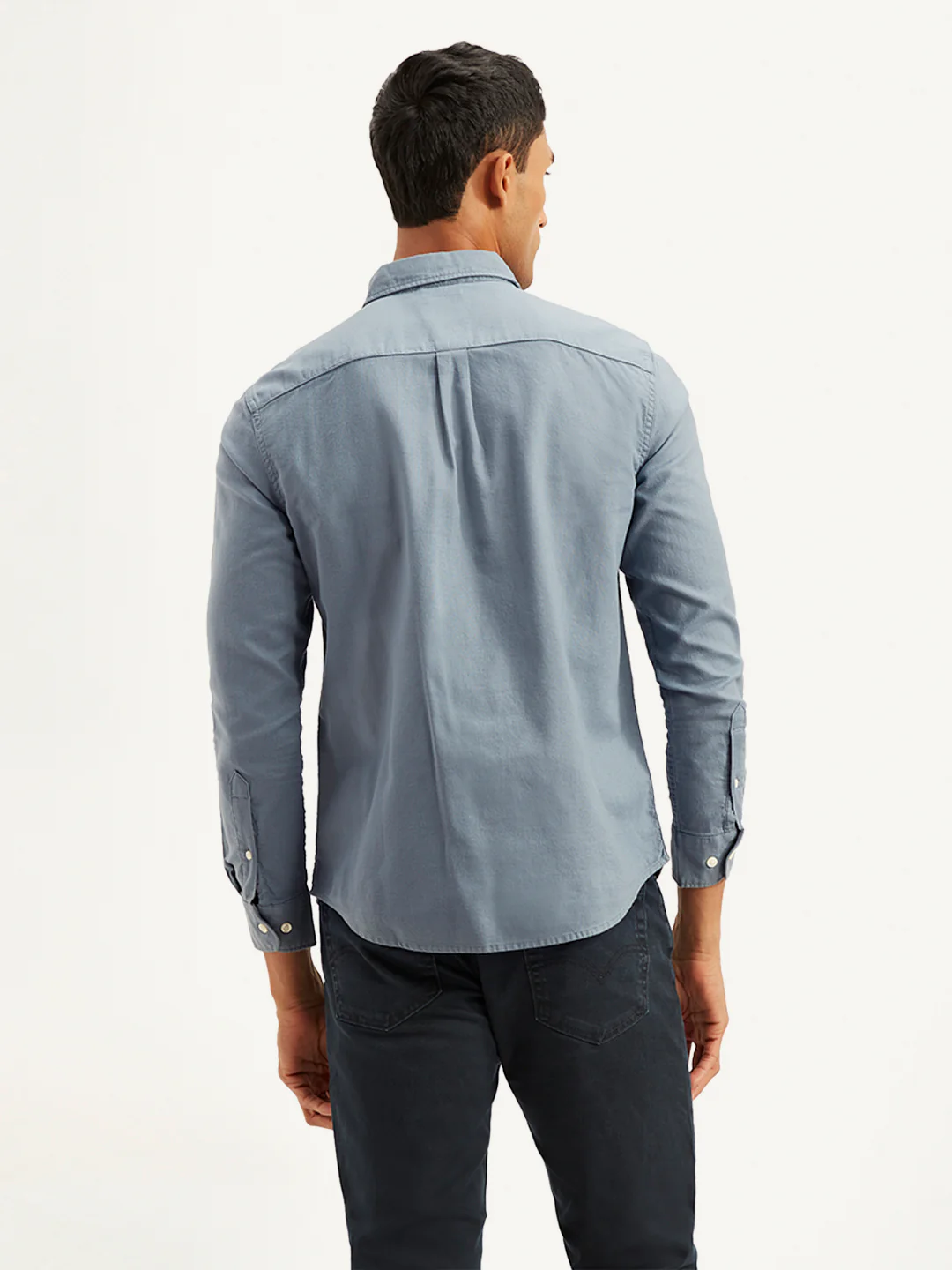 Men's Solid Slim Fit Shirt - Image 2