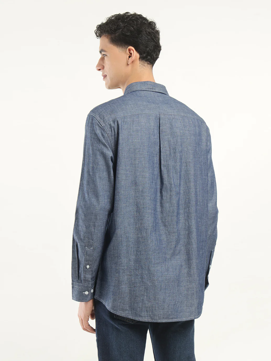 Men's Solid Slim Fit Shirt - Image 3