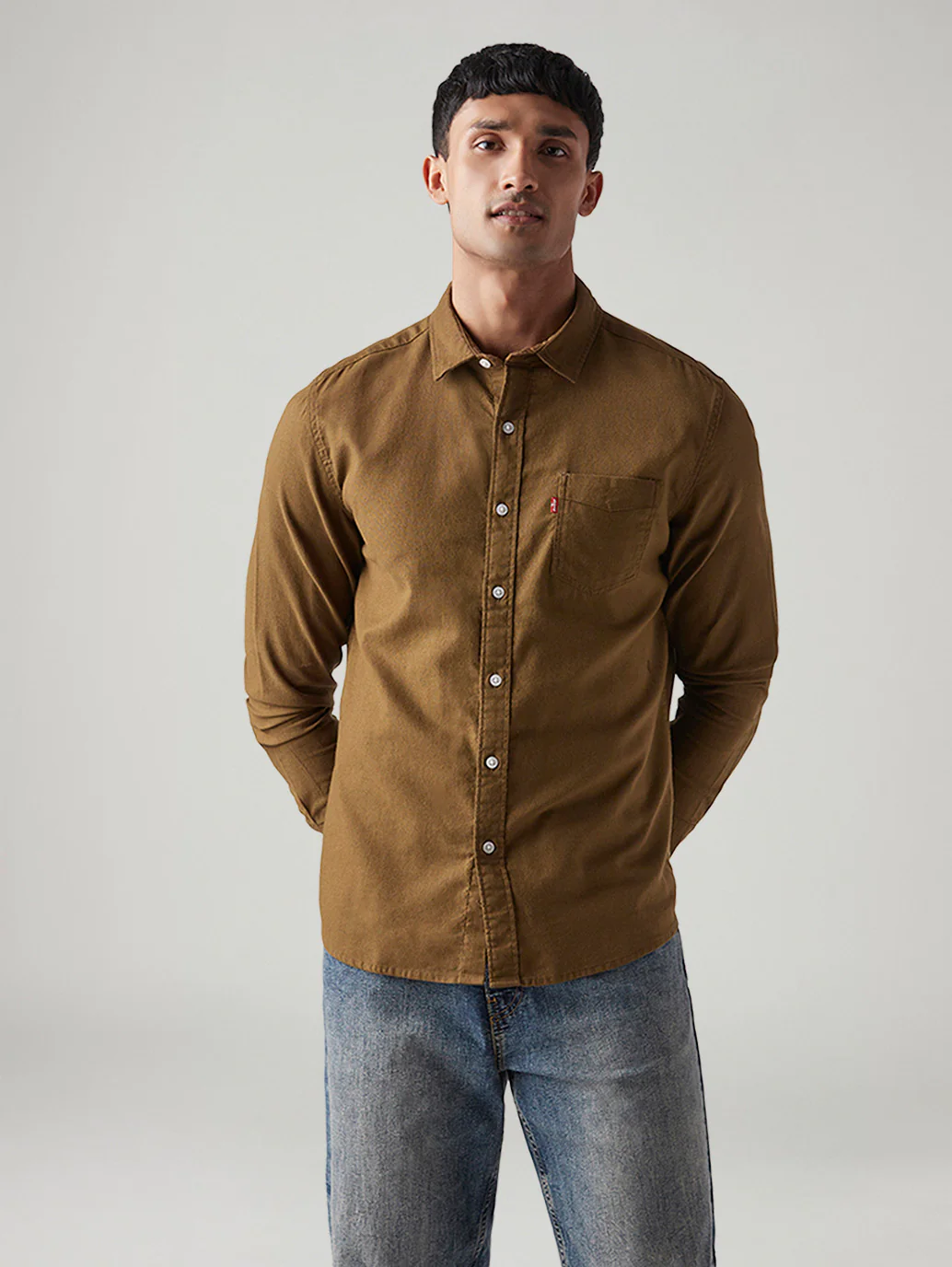 Men's Solid Slim Fit Shirt - Image 2