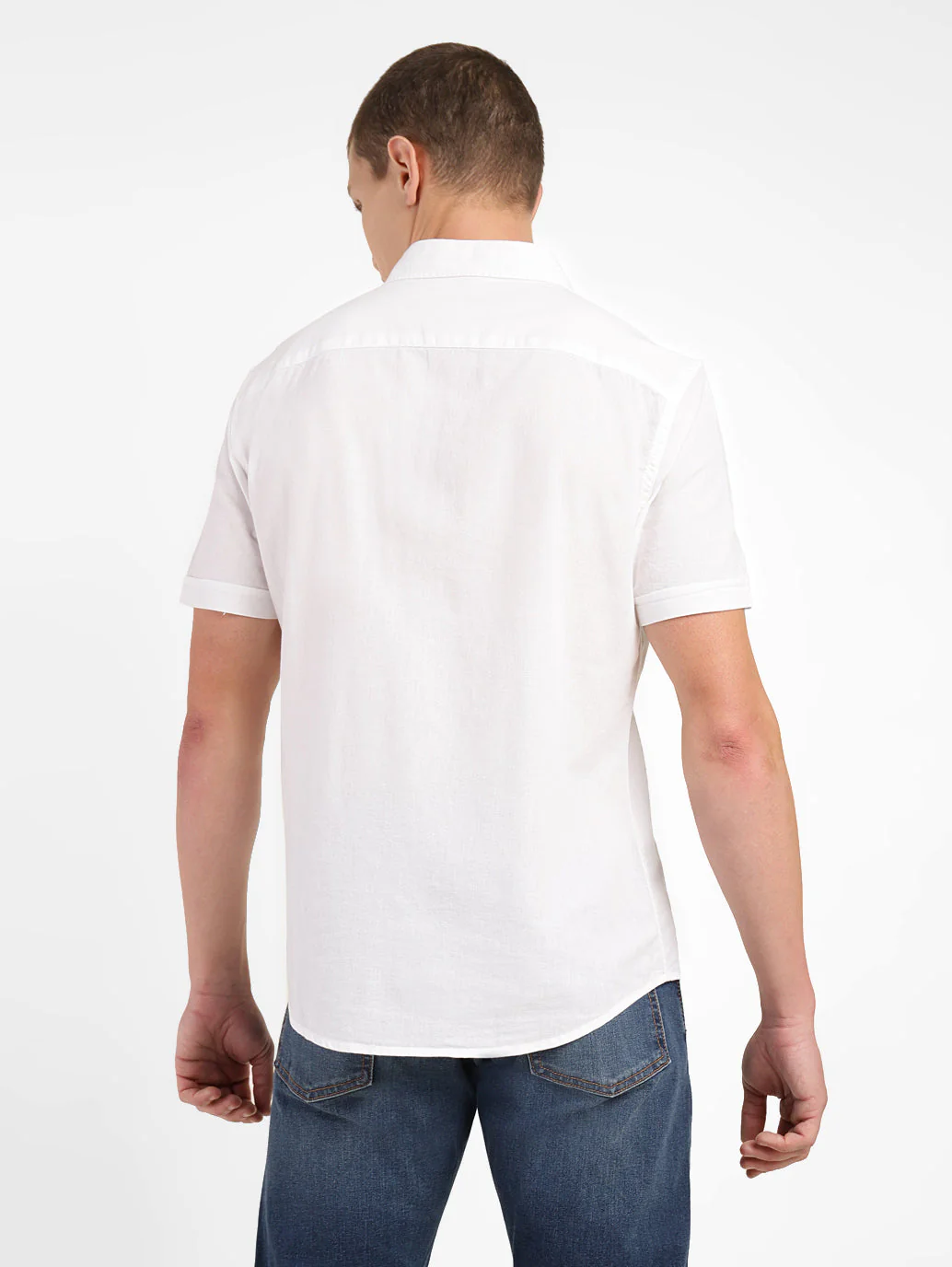 Men's Solid Slim Fit Shirt - Image 3