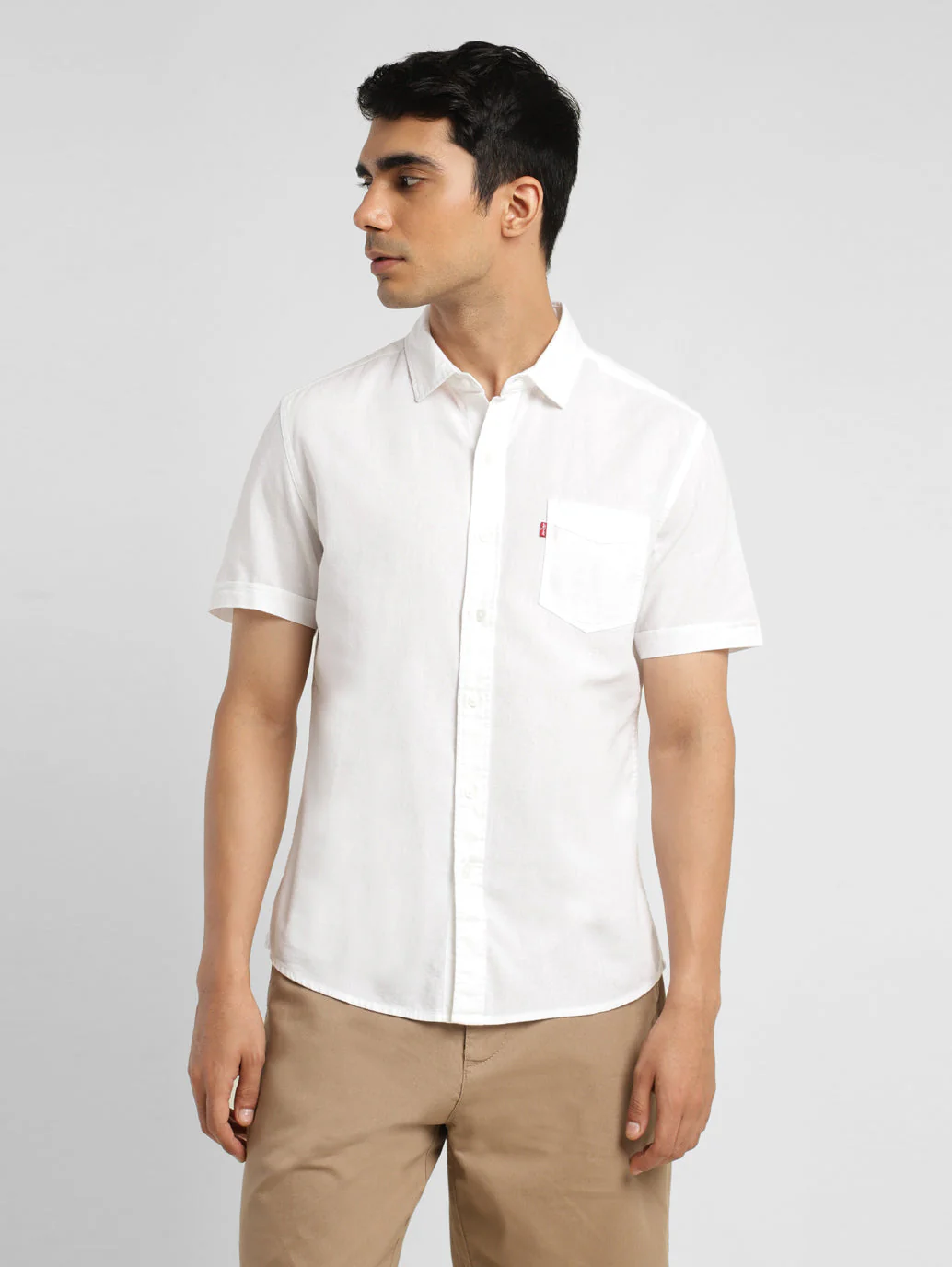 Men's Solid Slim Fit Shirt - Image 4