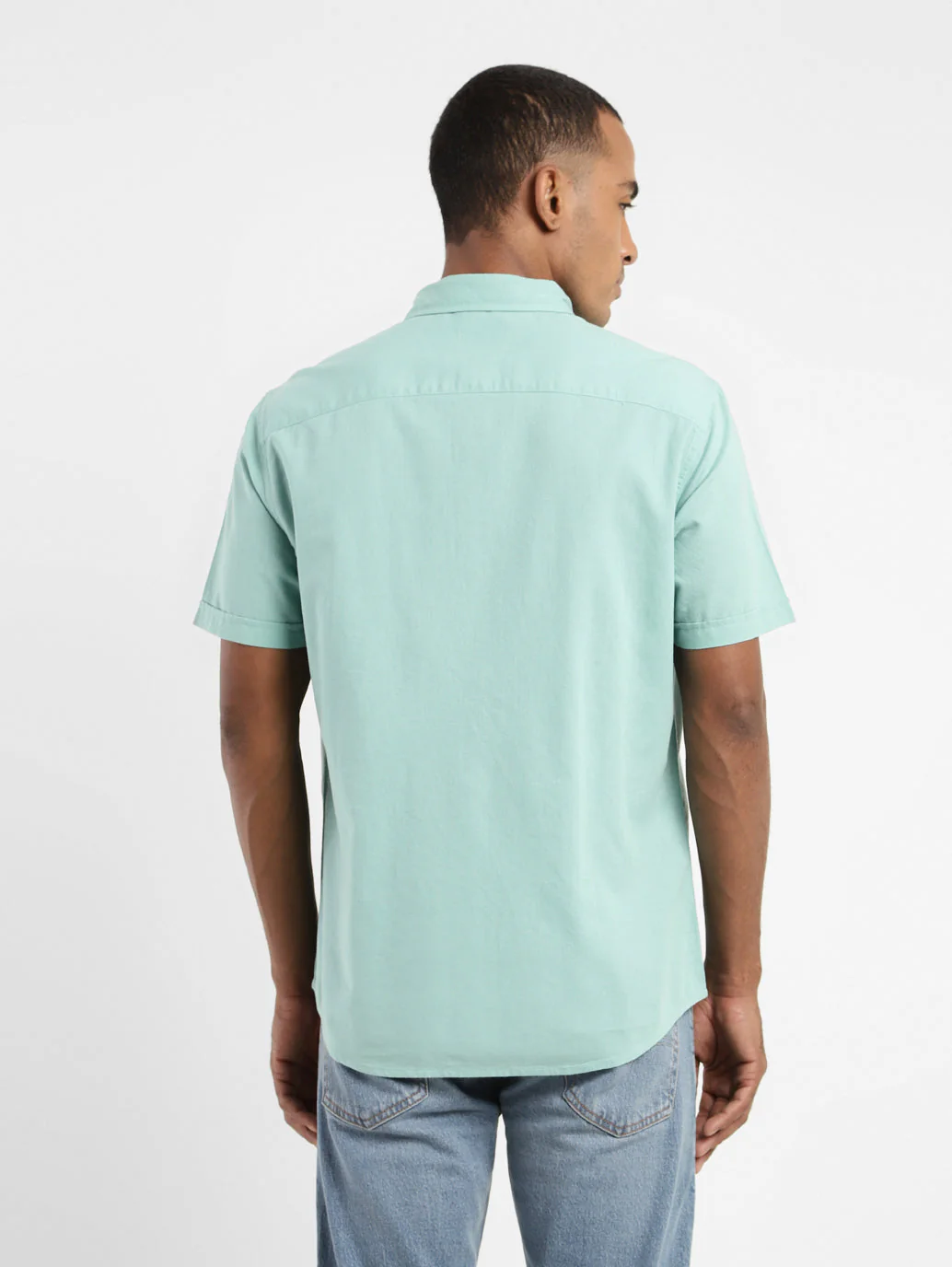 Men's Solid Slim Fit Shirt - Image 3