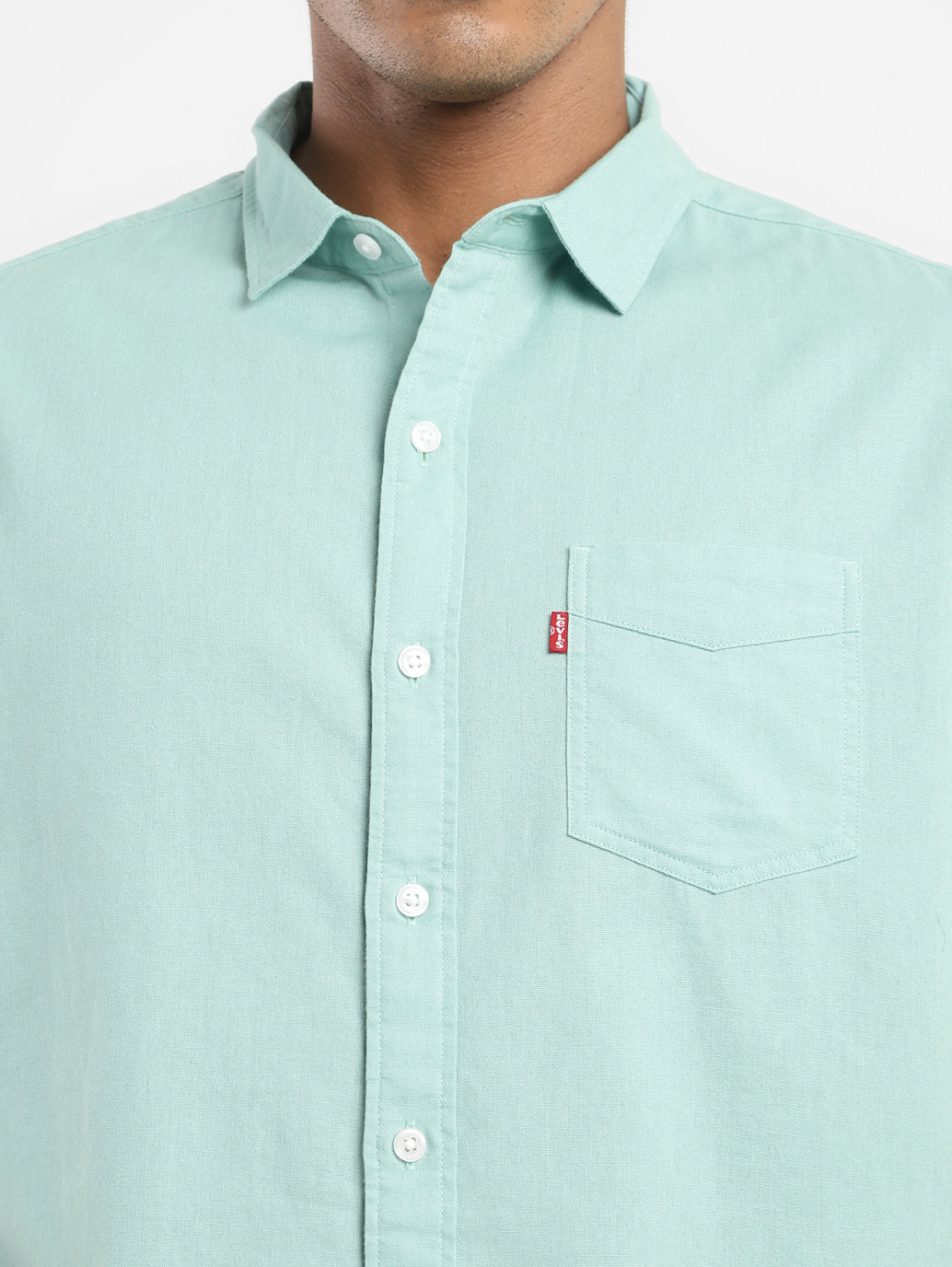 Men's Solid Slim Fit Shirt - Image 5