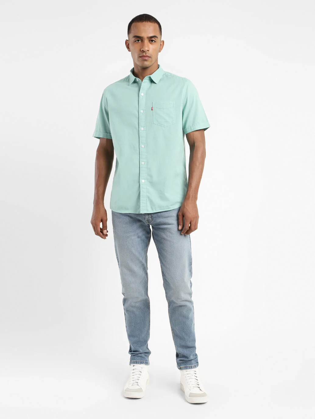 Men's Solid Slim Fit Shirt - Image 6