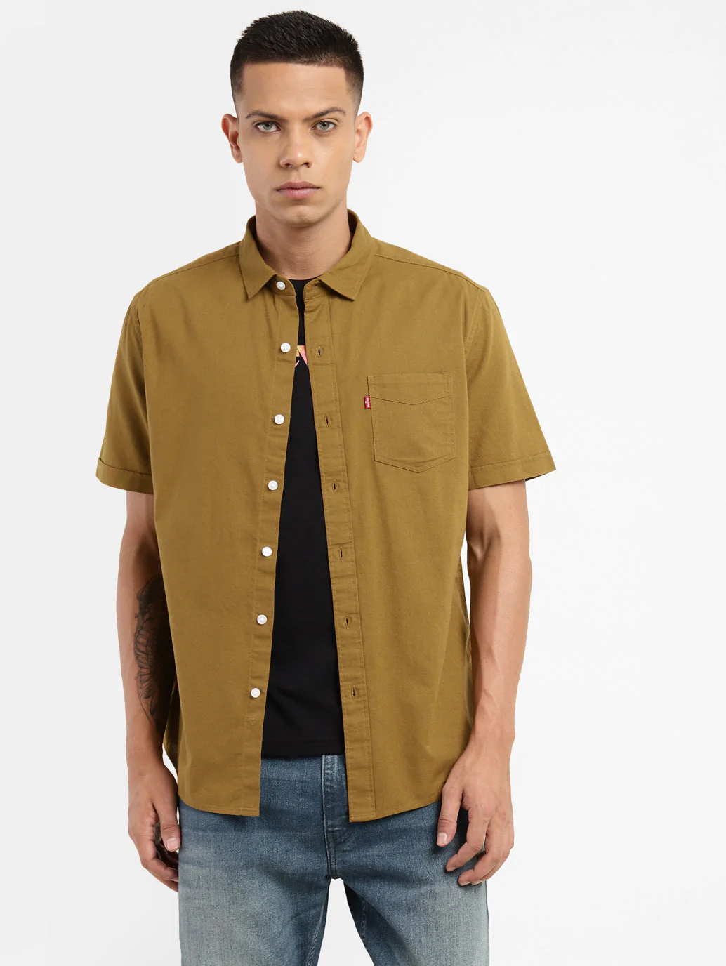Men's Solid Slim Fit Shirt - Image 2